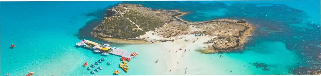 ლურჯი ლაგუნა კვიპროსზე – კუნძულის ზღაპრული სანაპირო ფირუზისფერ ზღვაში