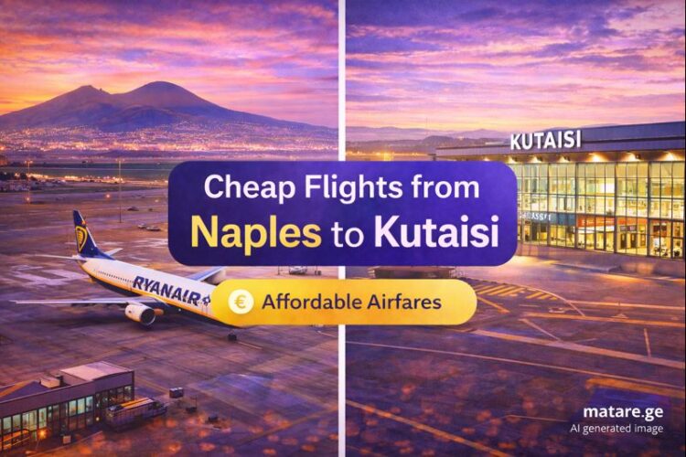 ნაპოლი ქუთაისის ავიაბილეთები — ფრენები იტალიის ნეაპოლიდან ქუთაისის მიმართულებით