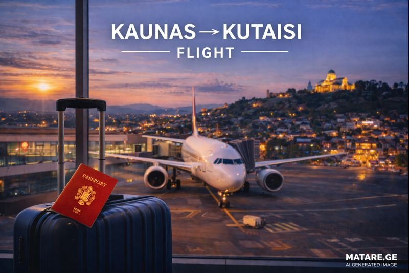 კაუნასი ქუთაისის ავიაბილეთები | matare.ge