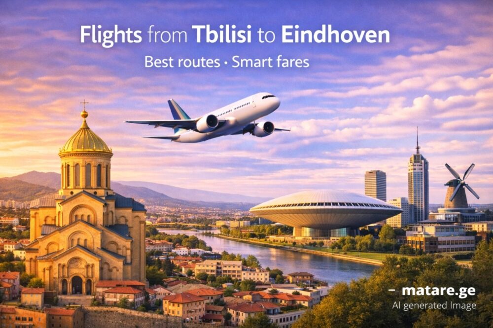თბილისი ეინდჰოვენი ავიაბილეთები ფრენები თბილისიდან ეინდჰოვენში