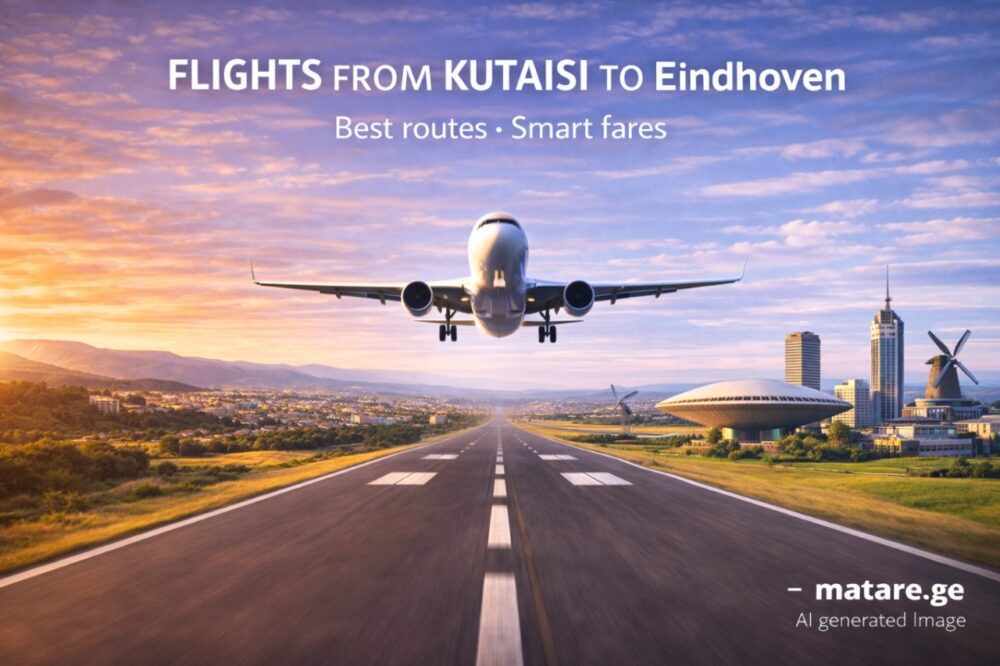 ქუთაისი ეინდჰოვენი ავიაბილეთები ფრენები ქუთაისიდან ეინდჰოვენში