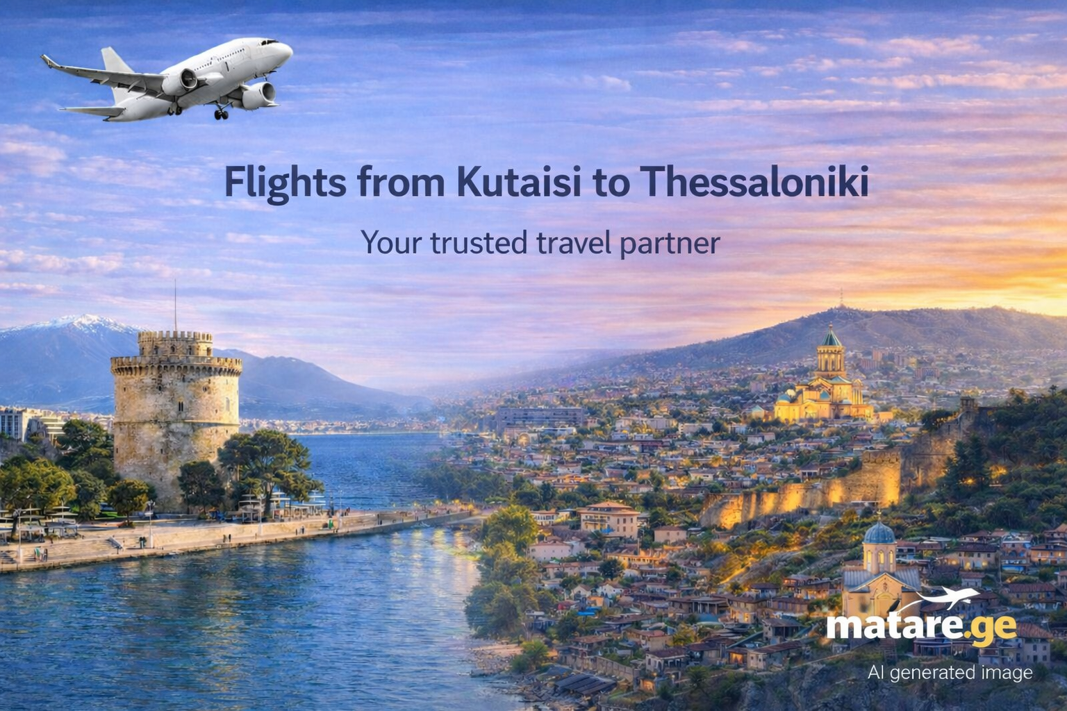 ქუთაისიდან სალონიკში ავიაბილეთები — ფრენები ქუთაისიდან საბერძნეთის სალონიკის მიმართულებით