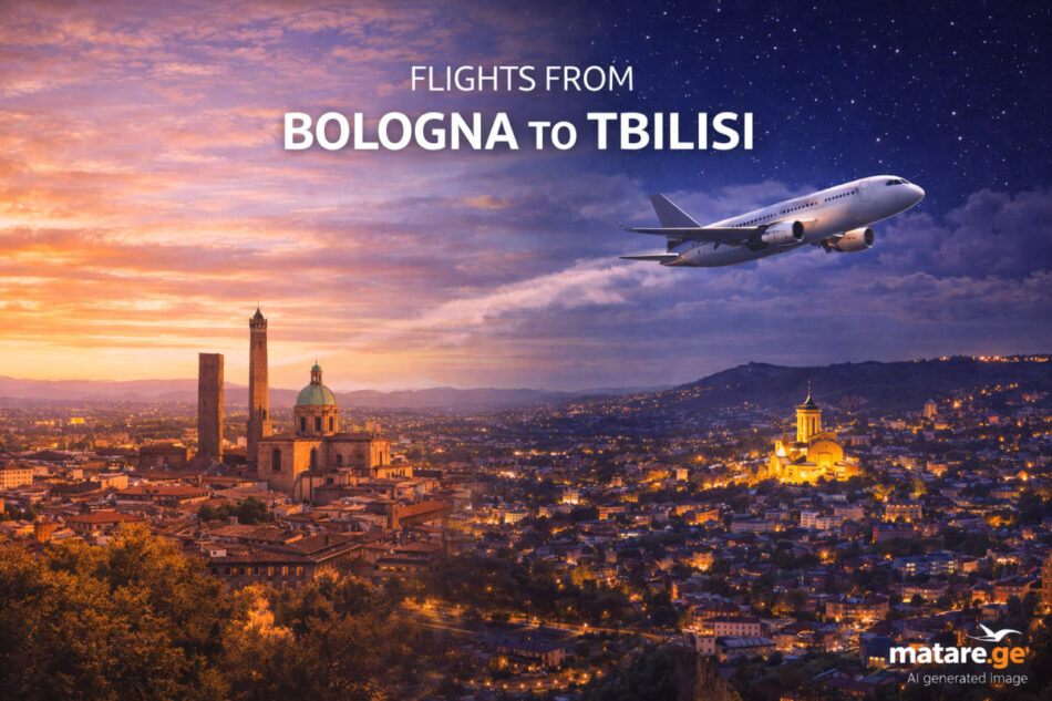 ბოლონიიდან თბილისში ავიაბილეთები — ფრენები იტალიის ბოლონიიდან თბილისის მიმართულებით