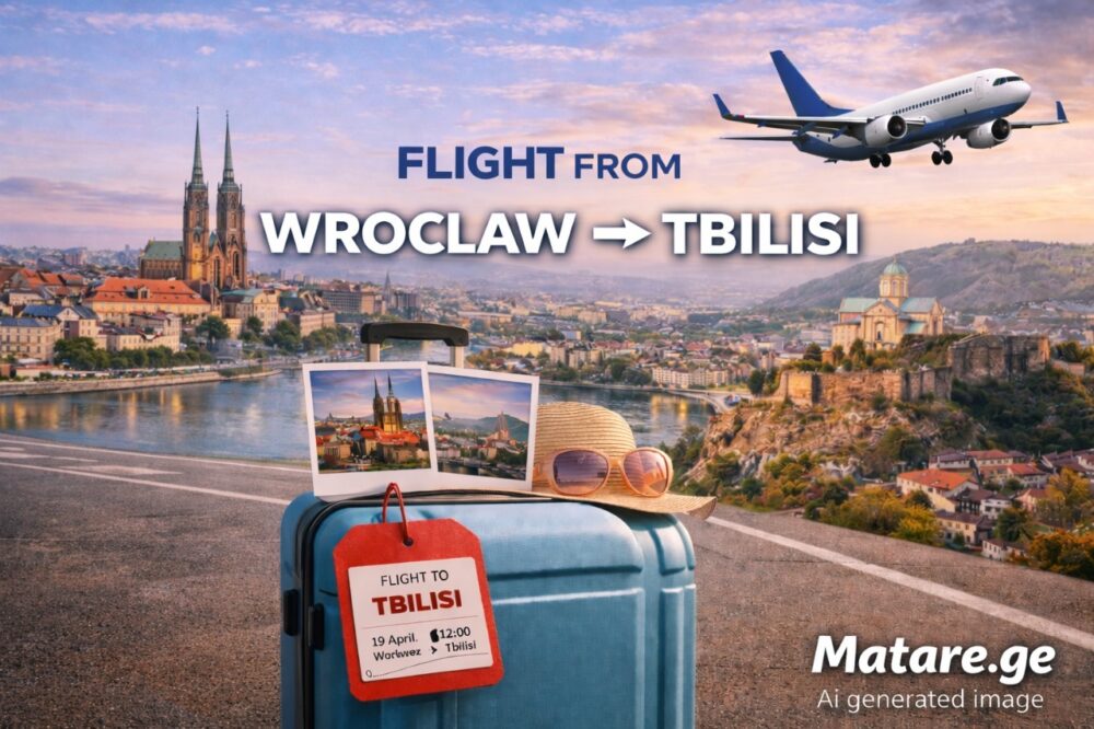 ვროცლავი თბილისი ავიაბილეთები ფრენები ვროცლავიდან თბილისში