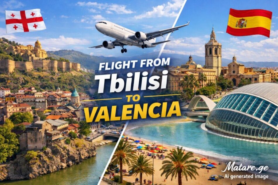 თბილისი ვალენსია ავიაბილეთები — ფრენები ესპანეთის მიმართულებით
