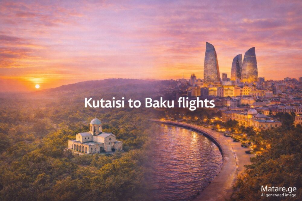 ქუთაისი ბაქო ავიაბილეთები — ფრენები აზერბაიჯანის მიმართულებით