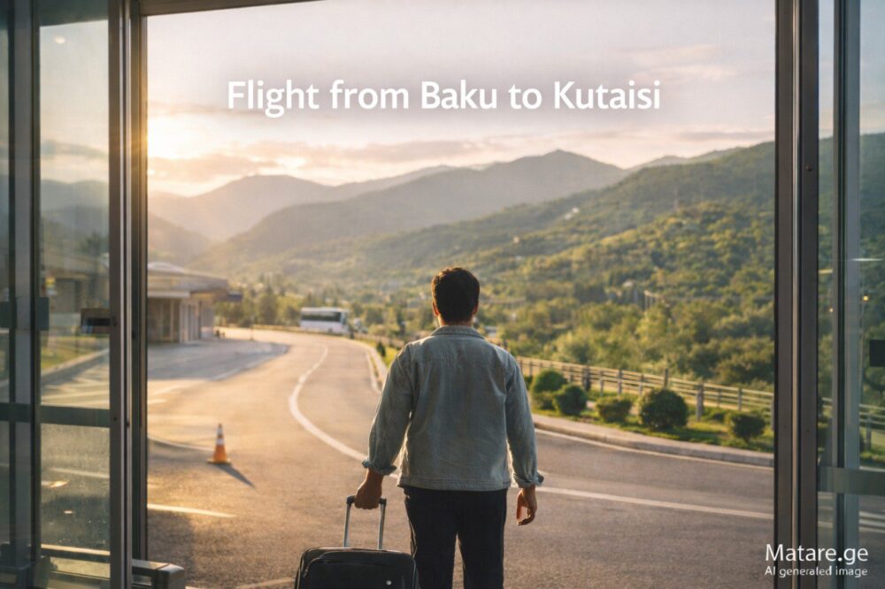 ბაქო ქუთაისი ავიაბილეთები — ფრენები აზერბაიჯანიდან საქართველოში