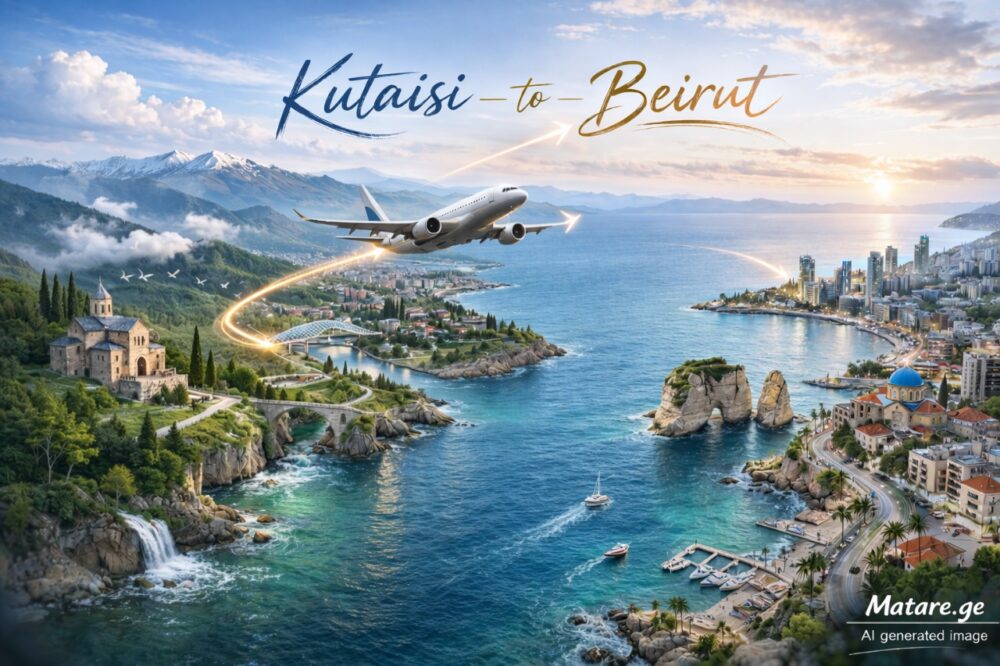 ქუთაისი ბეირუთი ავიაბილეთები — ფრენები ლიბანის მიმართულებით