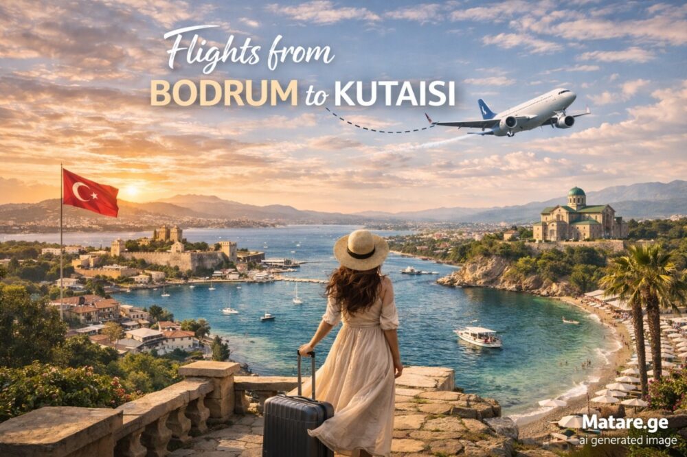 ბოდრუმი ქუთაისი ავიაბილეთები — ფრენები საქართველოს მიმართულებით