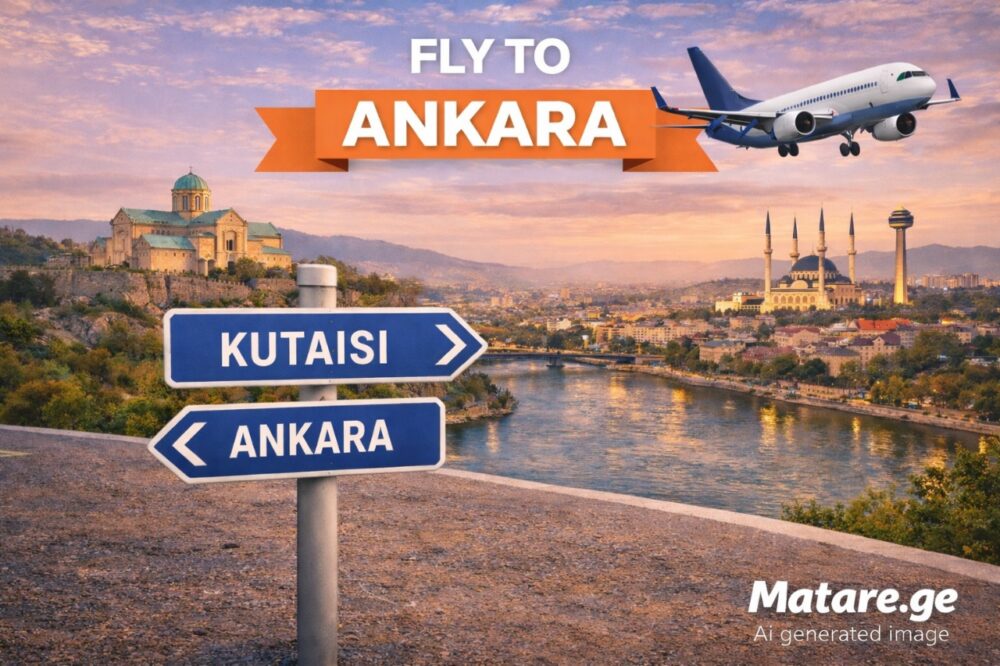 ქუთაისი ანკარა ავიაბილეთები — ფრენები თურქეთის მიმართულებით