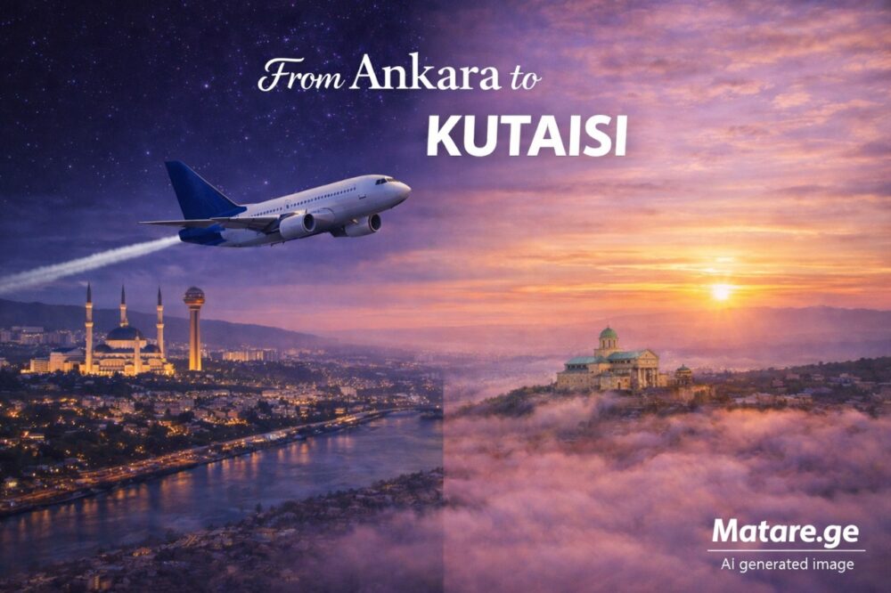 ანკარა ქუთაისი ავიაბილეთები — ფრენები საქართველოს მიმართულებით