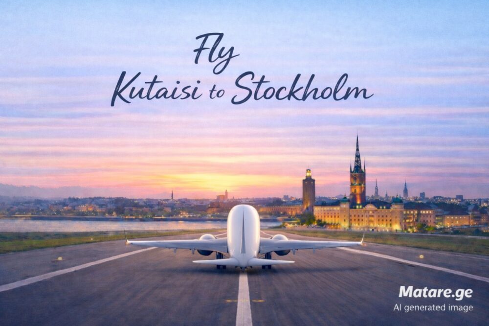 ქუთაისი სტოკჰოლმი ავიაბილეთები — ფრენები შვედეთის მიმართულებით