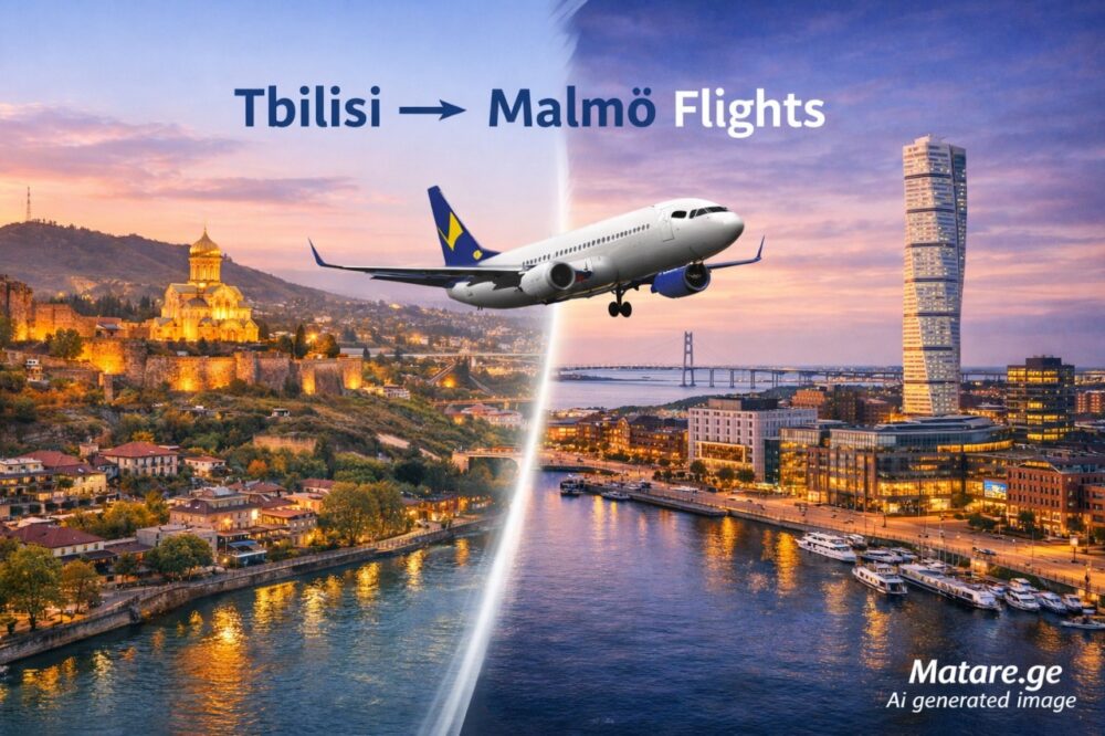 თბილისი მალმიო ავიაბილეთები — ფრენები შვედეთის მიმართულებით