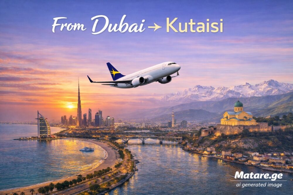 დუბაი ქუთაისი ავიაბილეთები — ფრენები საქართველოს მიმართულებით