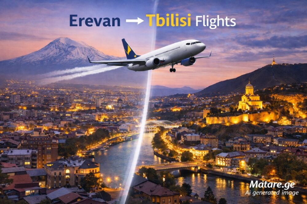 ერევანი თბილისი ავიაბილეთები — ფრენები საქართველოს მიმართულებით
