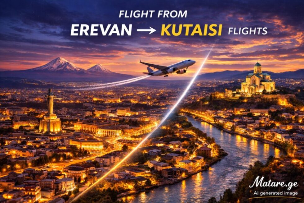 ერევანი ქუთაისი ავიაბილეთები — ფრენები საქართველოს მიმართულებით