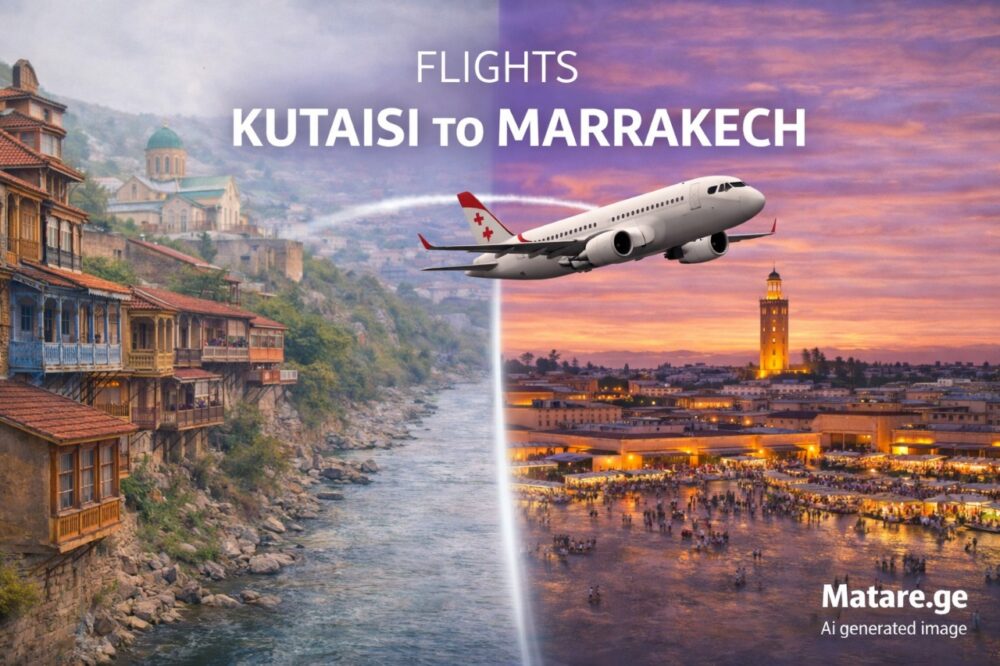 ქუთაისი მარაქეში ავიაბილეთები — ფრენები მაროკოს მიმართულებით