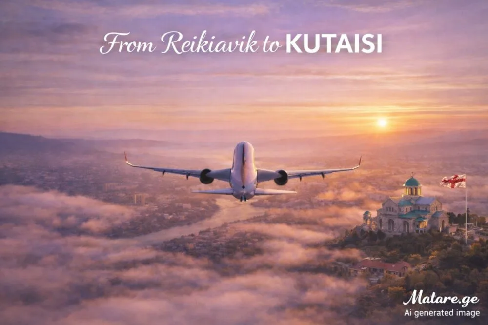 რეიკიავიკი ქუთაისი ავიაბილეთები — ფრენები საქართველოს მიმართულებით
