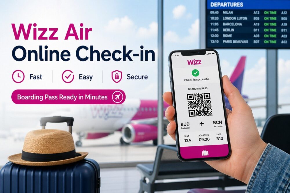 Wizz Air ჩექ-ინი — ონლაინ რეგისტრაცია და ბორდინგ პასის მიღება