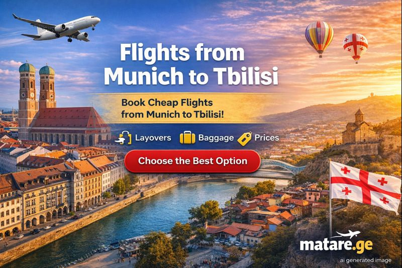 მიუნხენიდან თბილისში ავიაბილეთები